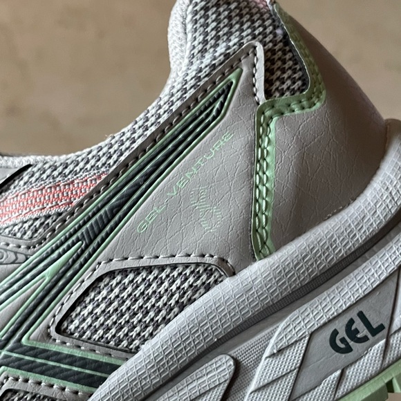 ASICS Gel-Venture 8 Trail Grey Running/Hiking Athletic Sneakers/Shoes 7 Youth - Picture 4 of 7